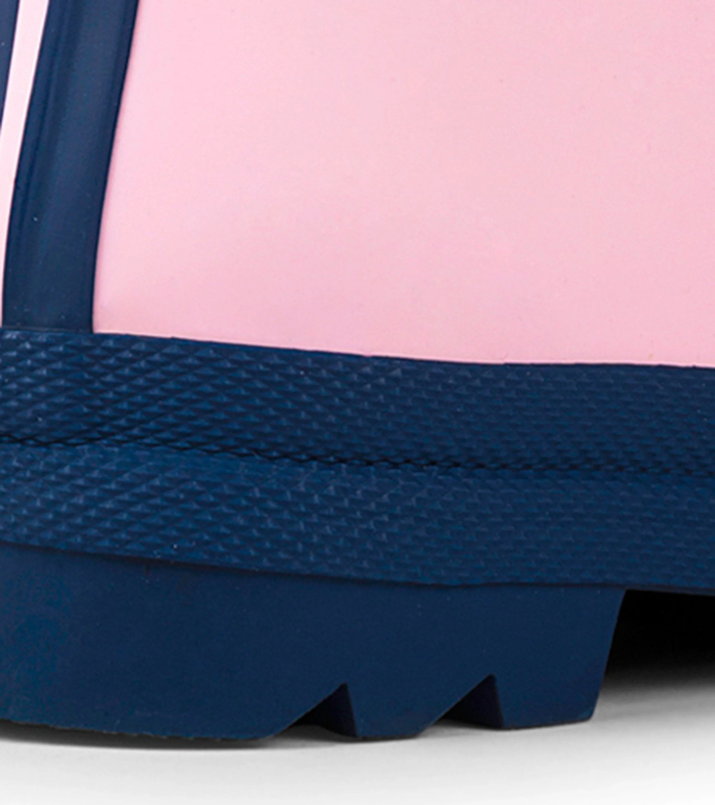 Kids Pink & Navy Matte Wellies - Image 7