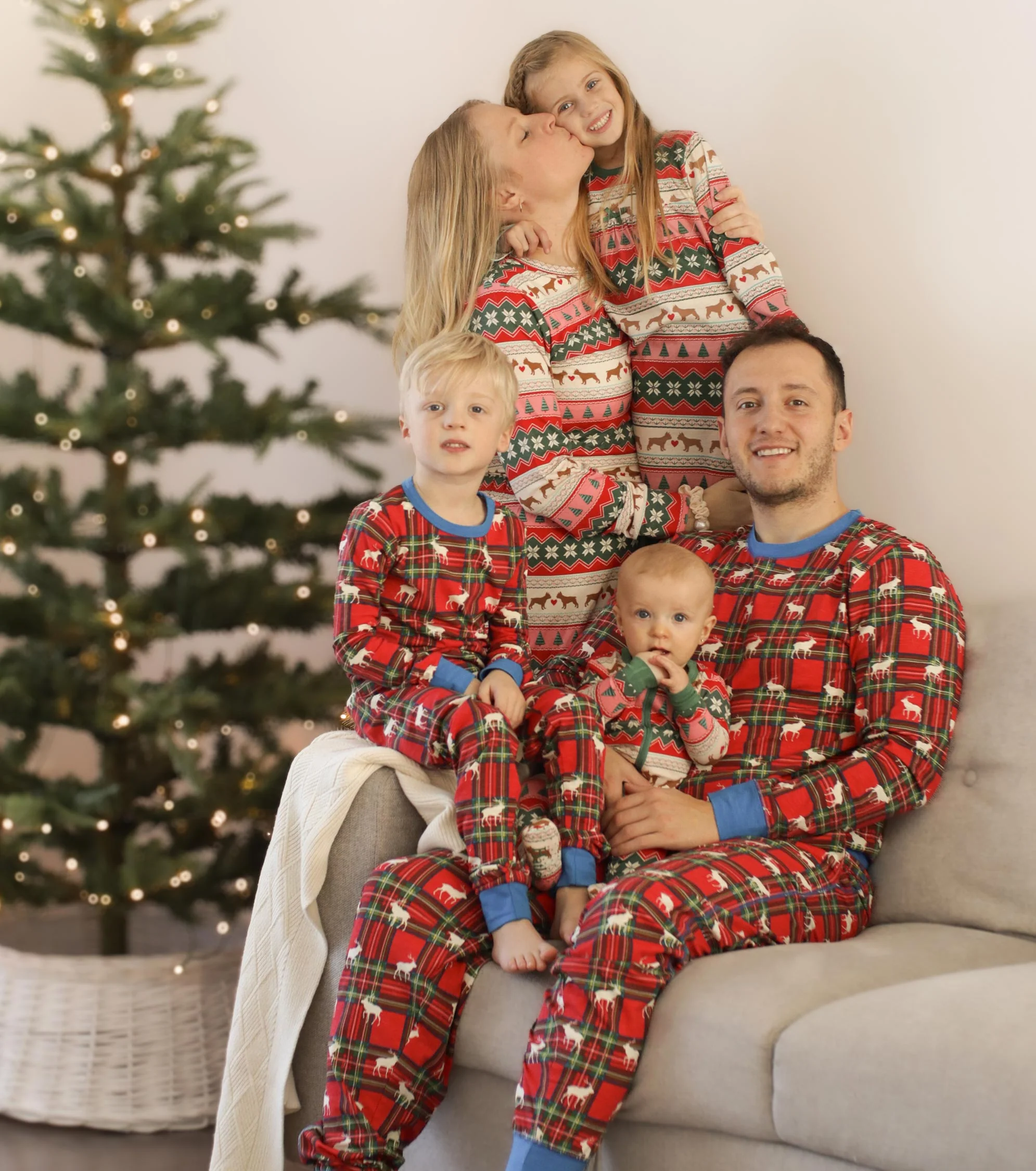 Men's Elk Plaid Pyjama Set - Image 3