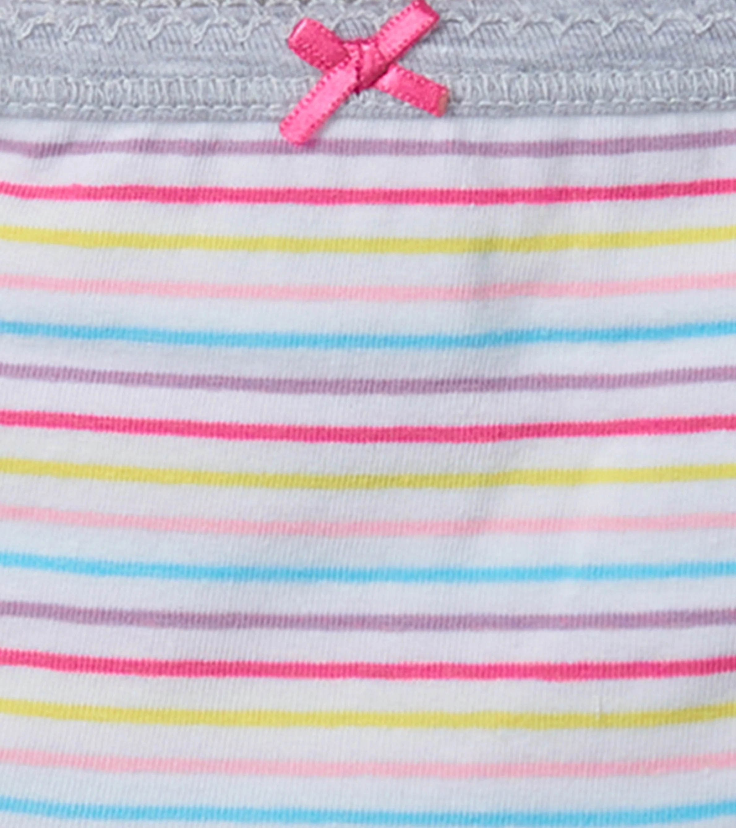 Girls Vibrant Stripes 3 Pack Hipster Underwear - Image 2