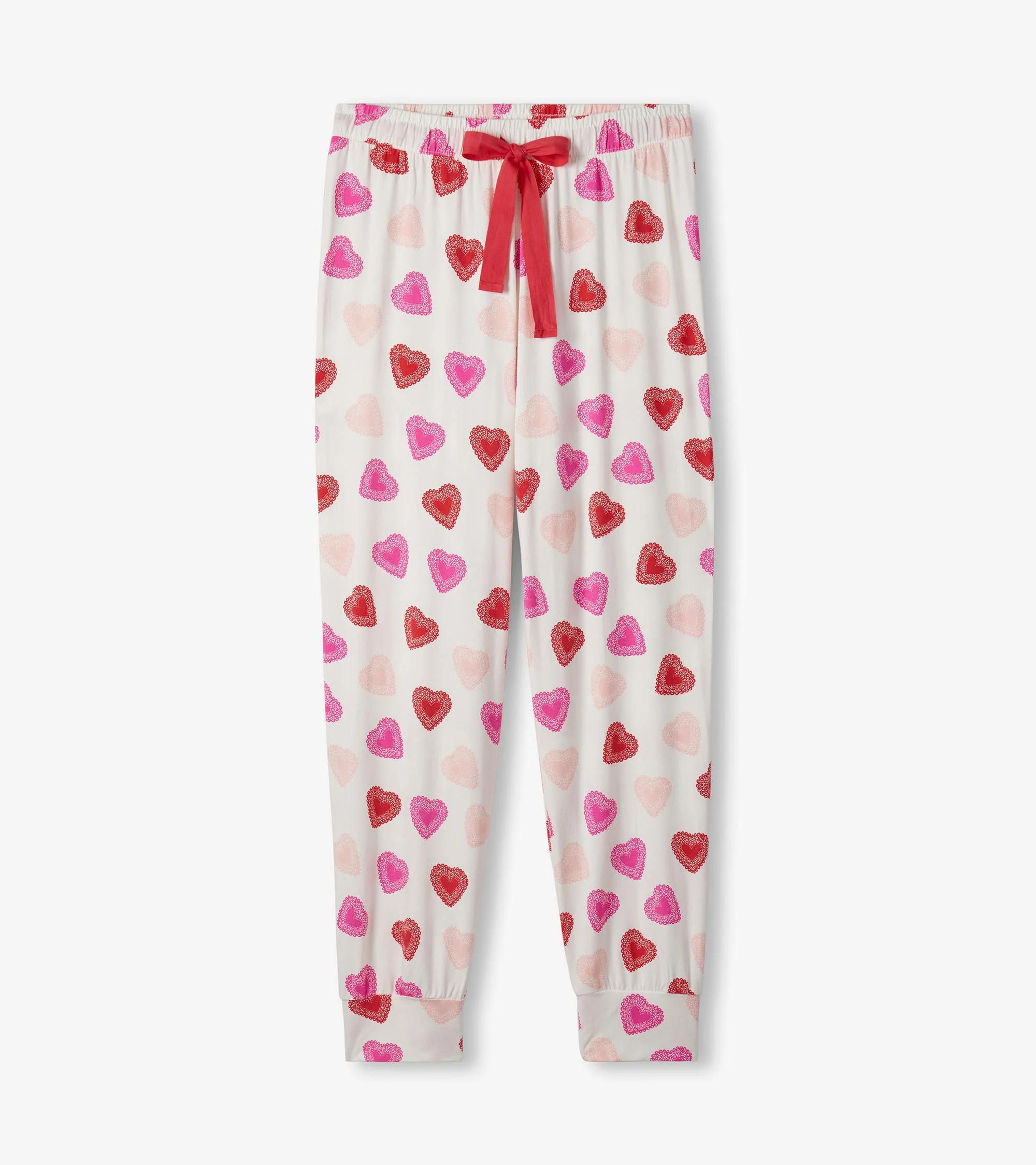 Women's Cut Out Hearts Pyjama Set - Image 6