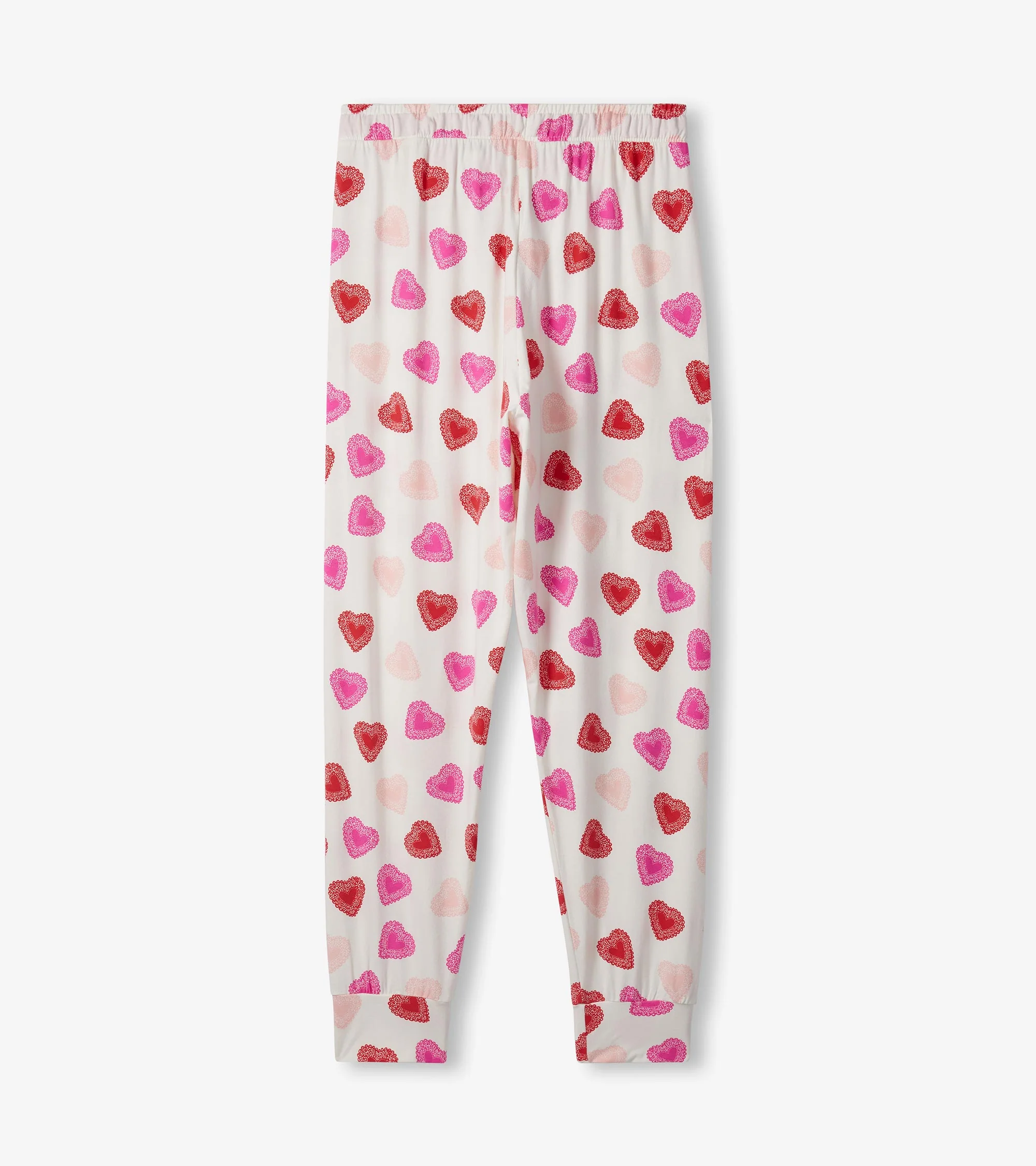 Women's Cut Out Hearts Pyjama Set - Image 8