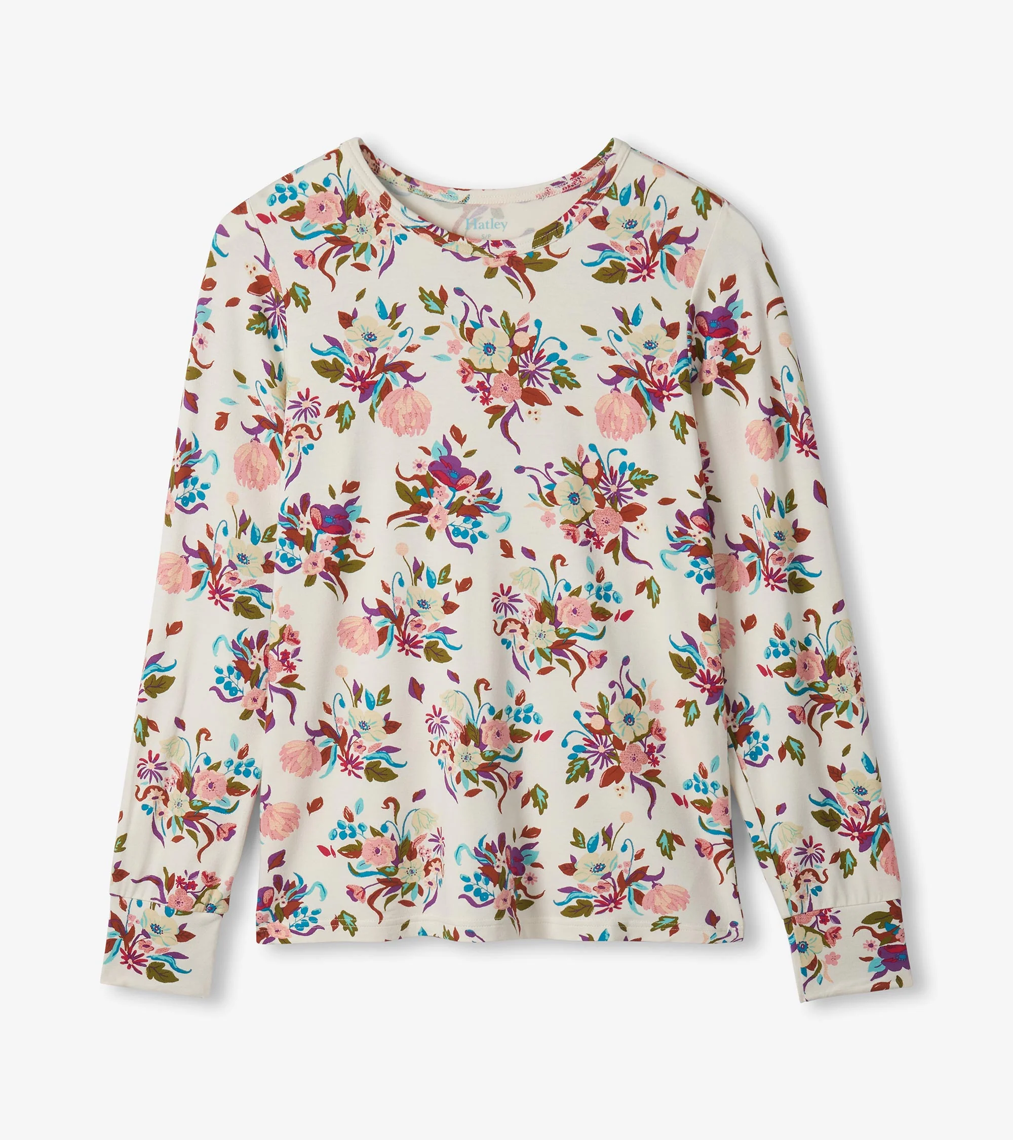 Women's Fall Floral Bamboo Pyjama Set - Image 5