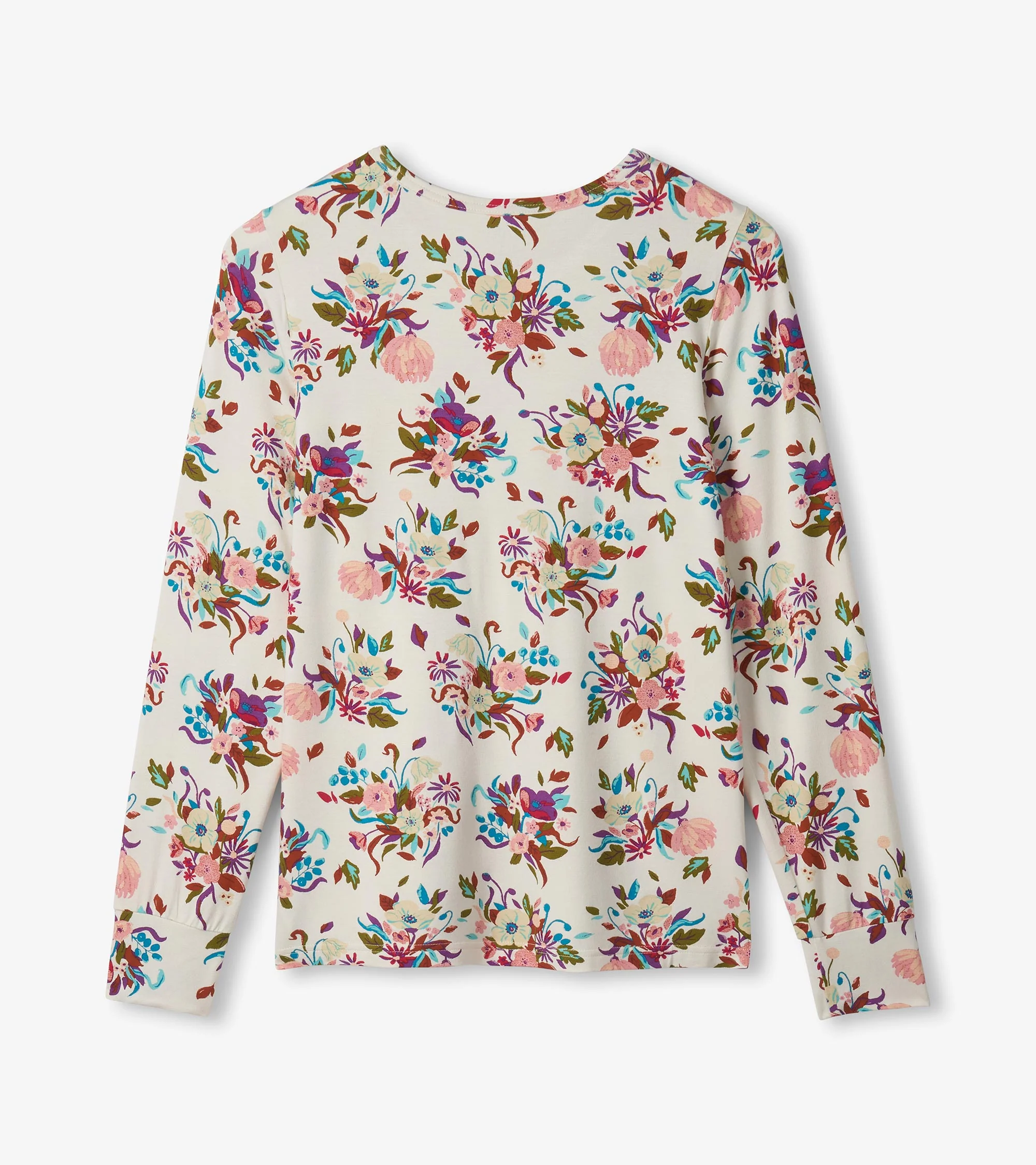 Women's Fall Floral Bamboo Pyjama Set - Image 7