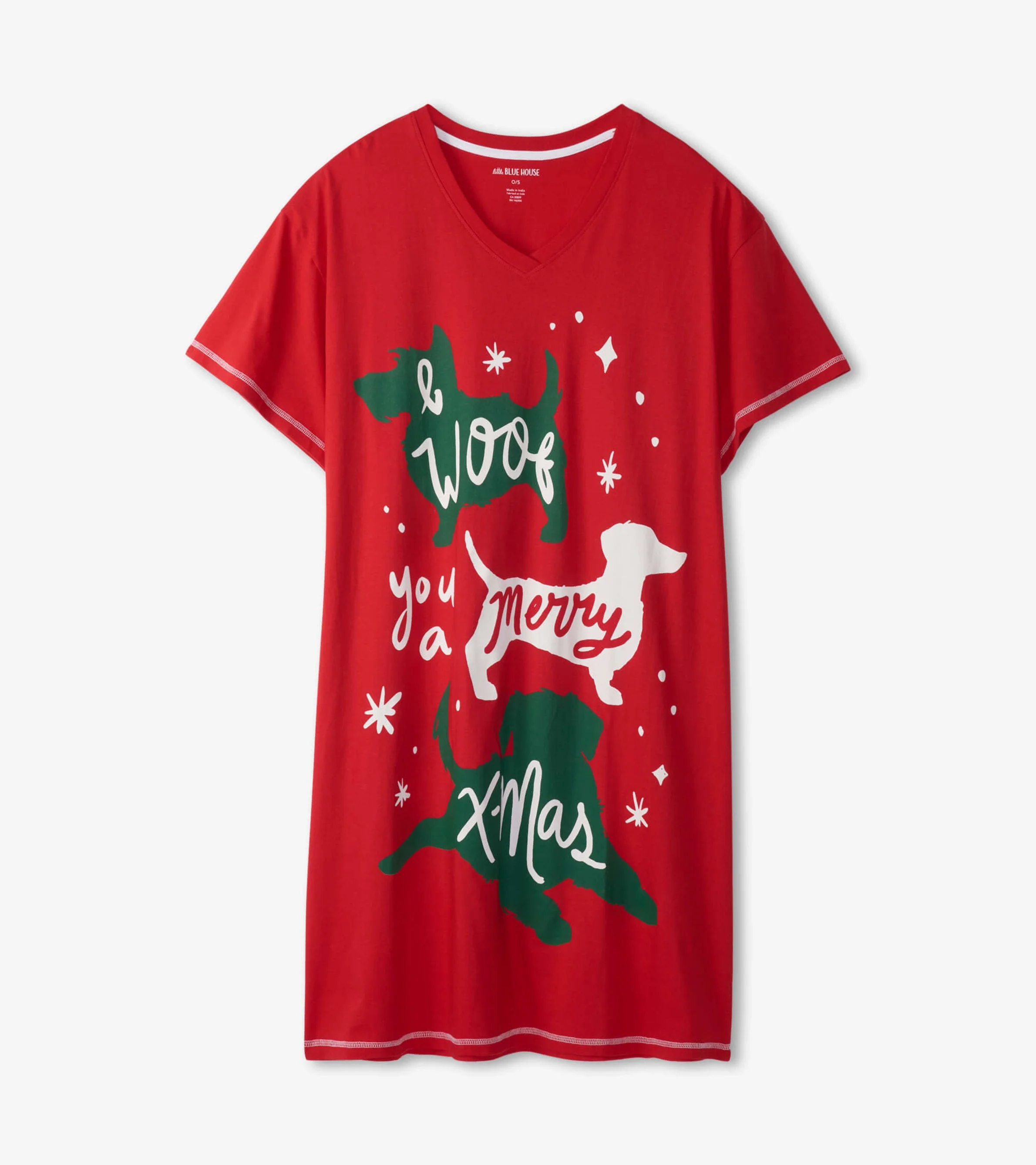 Women's Woof You A Merry Christmas Sleepshirt - Image 2
